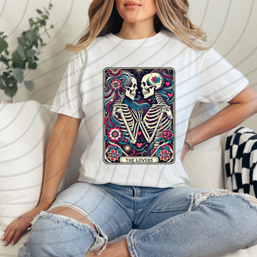 The Lovers Tarot Direct-To-Film Transfer